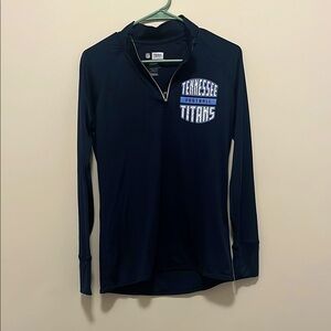 NFL Tennessee Titans Navy Long Sleeve Quarter Zip